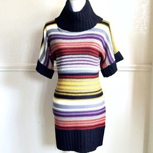 Tiana B Multi-colored Sweater Dress Sz S
